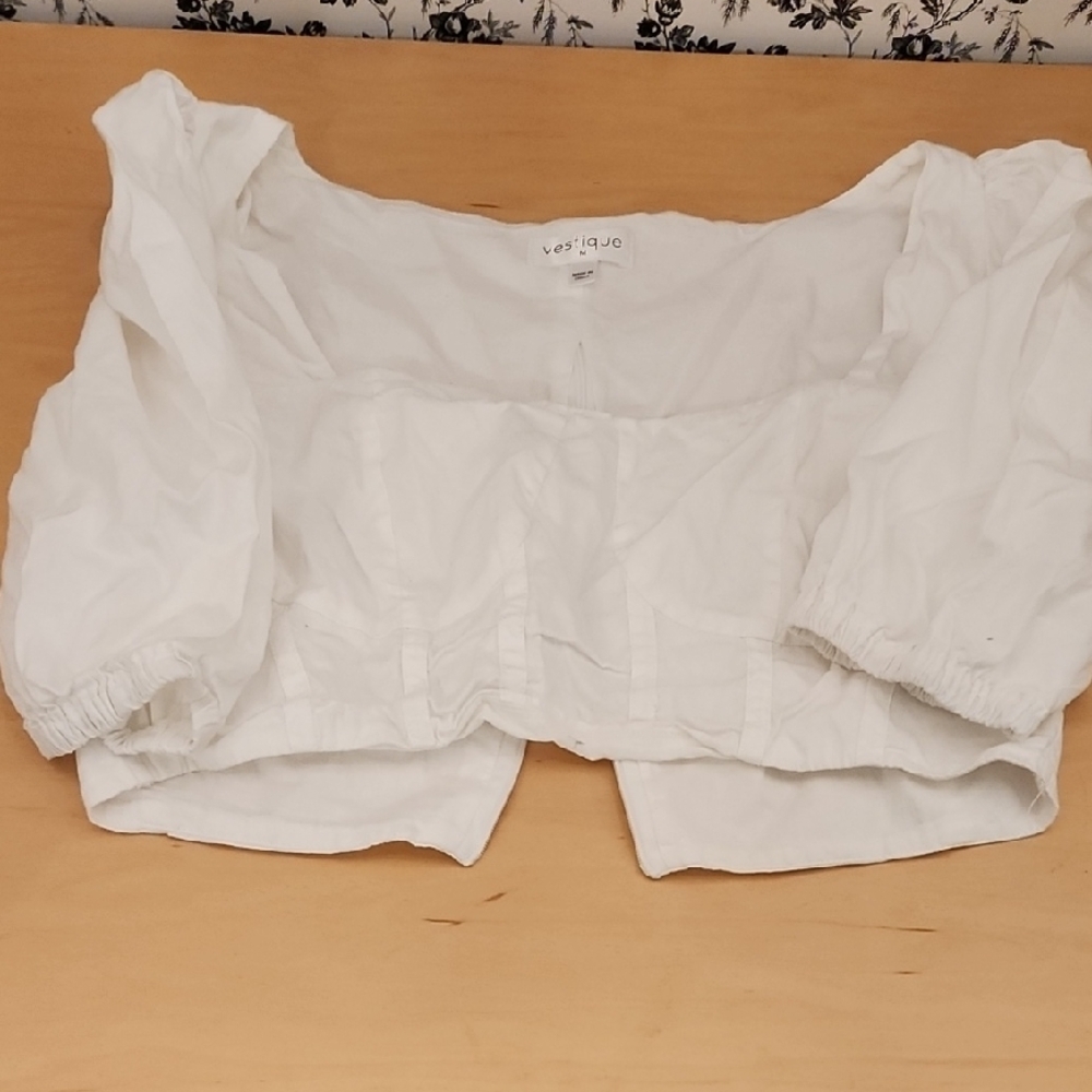 White Vestique Women's Top